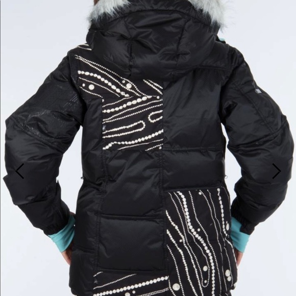 NWT 686 ACC Vagabond women’s black snowboard ski down jacket, size M. - Picture 2 of 15